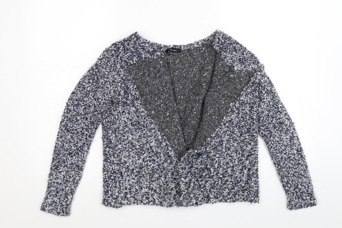 Alison sheri Womens Blue  Knit Cardigan Jumper Size S