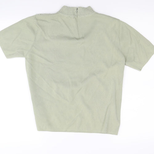 Talisa Womens Green   Basic Blouse Size L