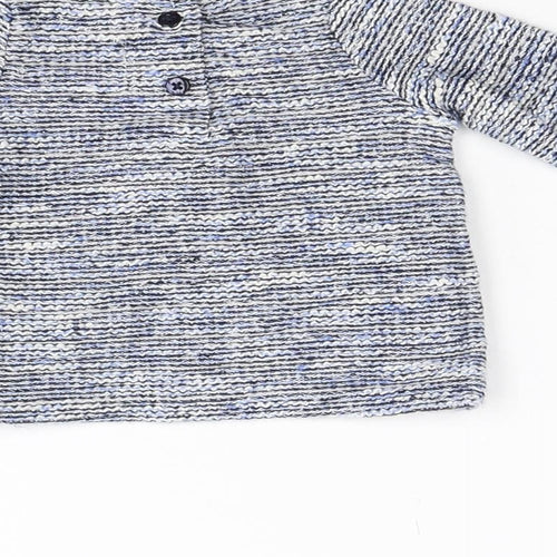 Primark Baby Blue  Knit Pullover Jumper Size 0-3 Months  - Loverly