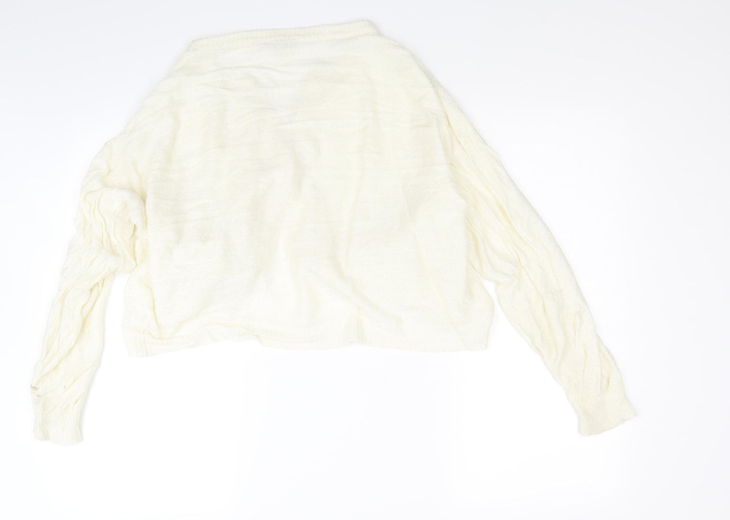 Jean lauren Womens White   Cardigan Jumper Size 16