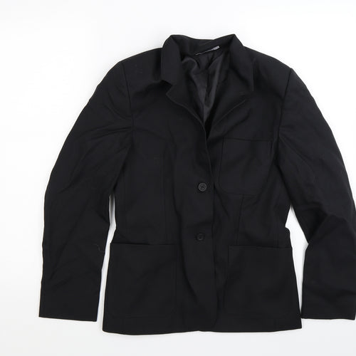 truetex Womens Black   Jacket Blazer Size S