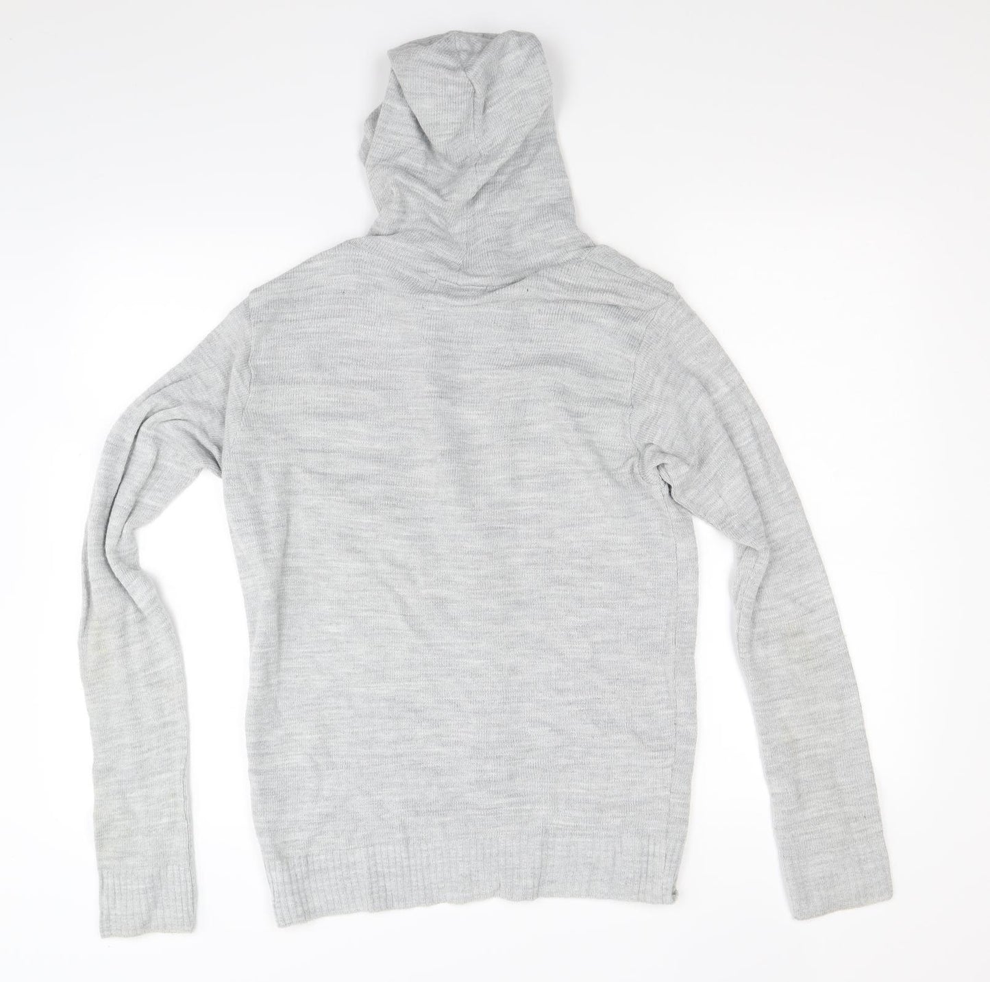 Rockerfella Mens Grey   Cardigan Jumper Size M