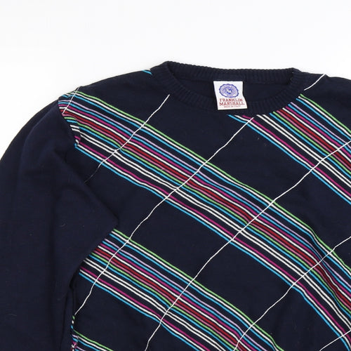 Franklyn Marshal Mens Blue   Pullover Jumper Size S