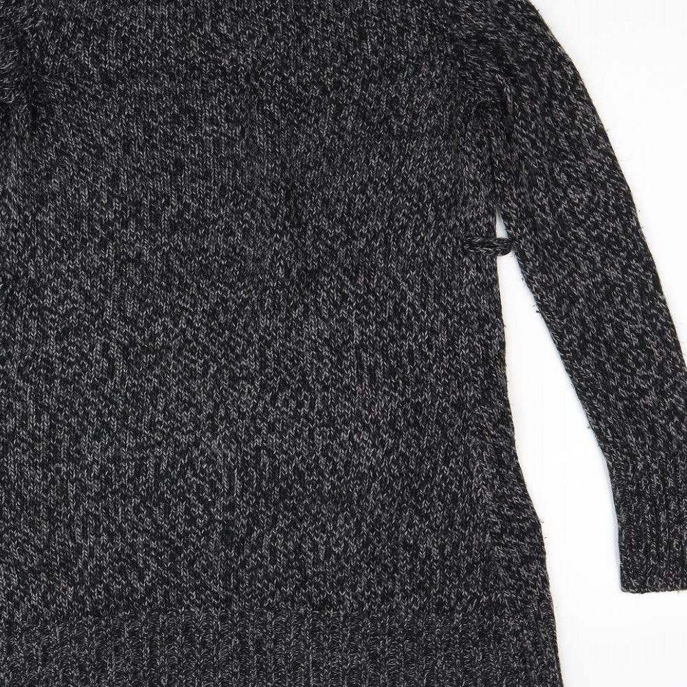 F&F Womens Black  Knit Cardigan Jumper Size 8
