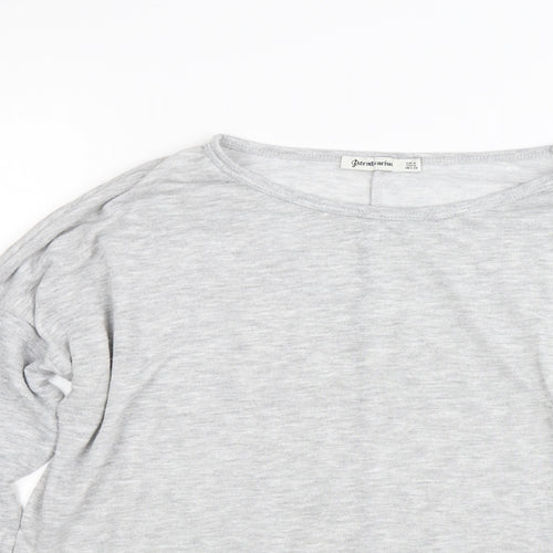 Stradivarius Womens Grey   Pullover Jumper Size M