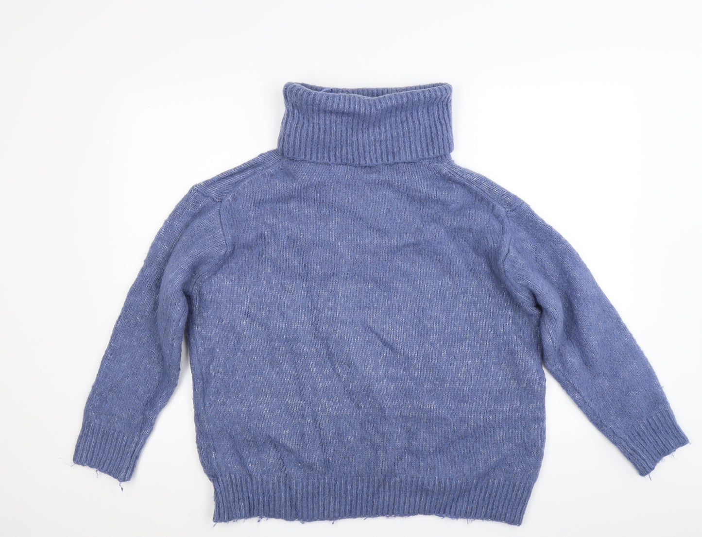 Zara Womens Blue  Knit Pullover Jumper Size S
