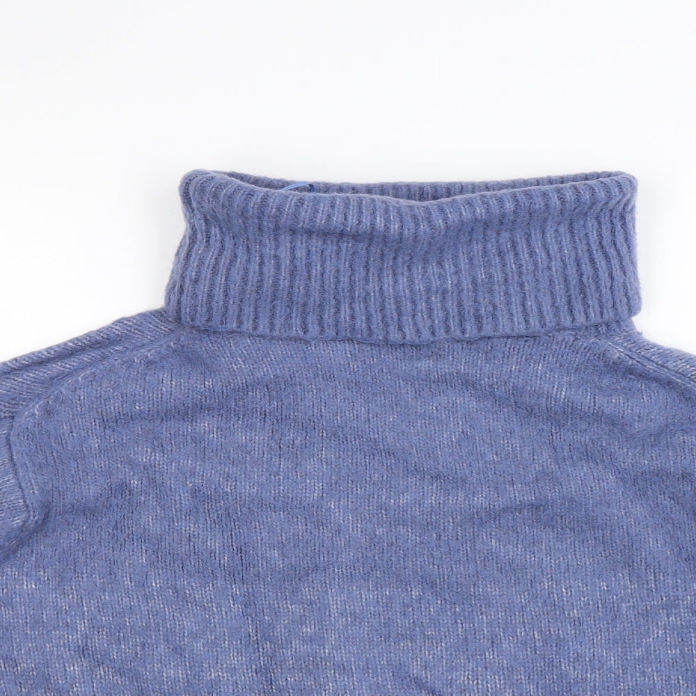 Zara Womens Blue  Knit Pullover Jumper Size S