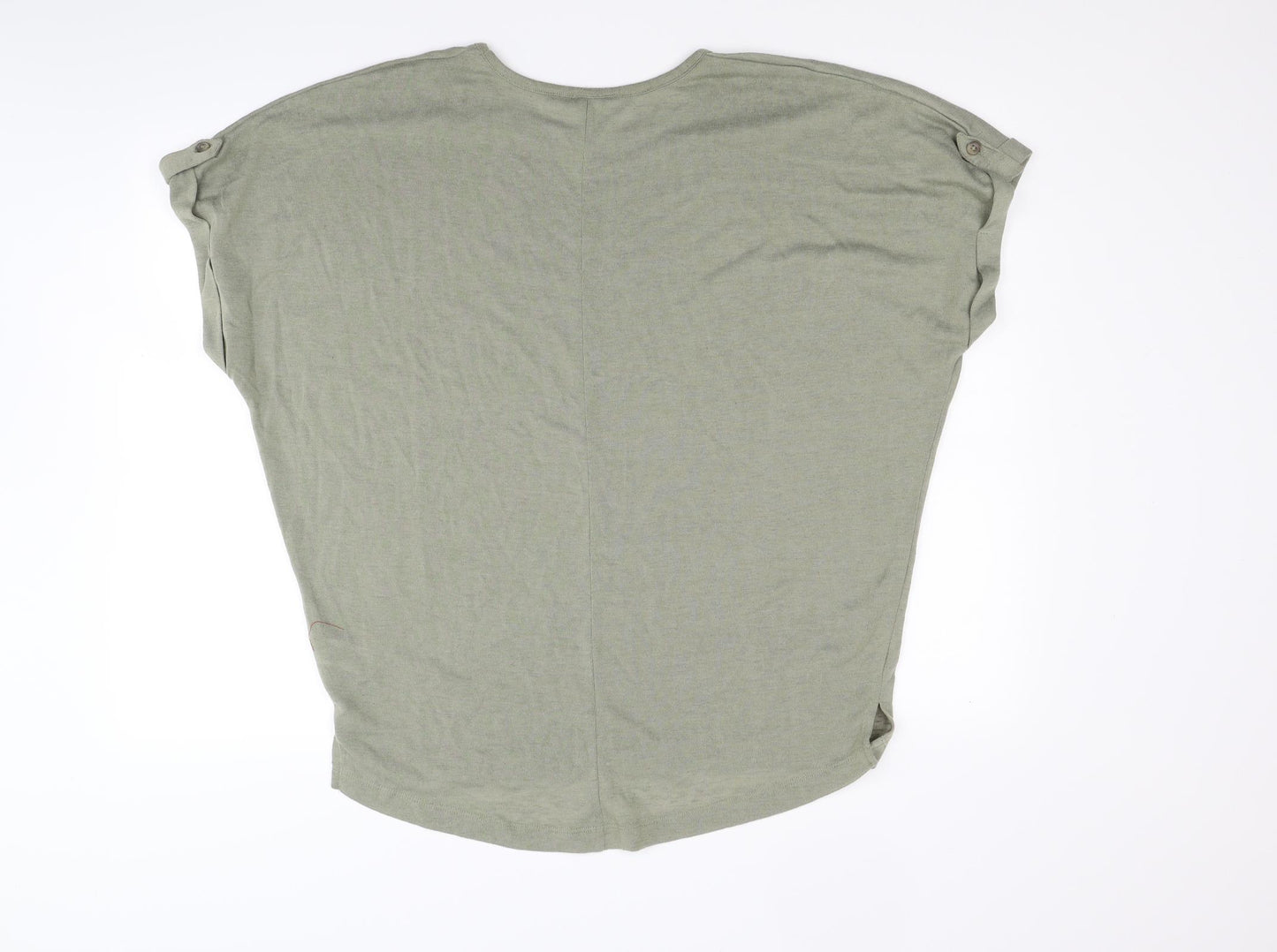 Pep&co Womens Green  Knit Vest Jumper Size 12