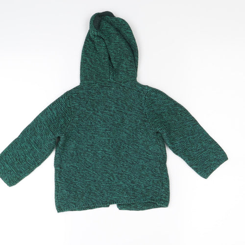 Gap Girls Green   Cardigan Hoodie Size 2 Years