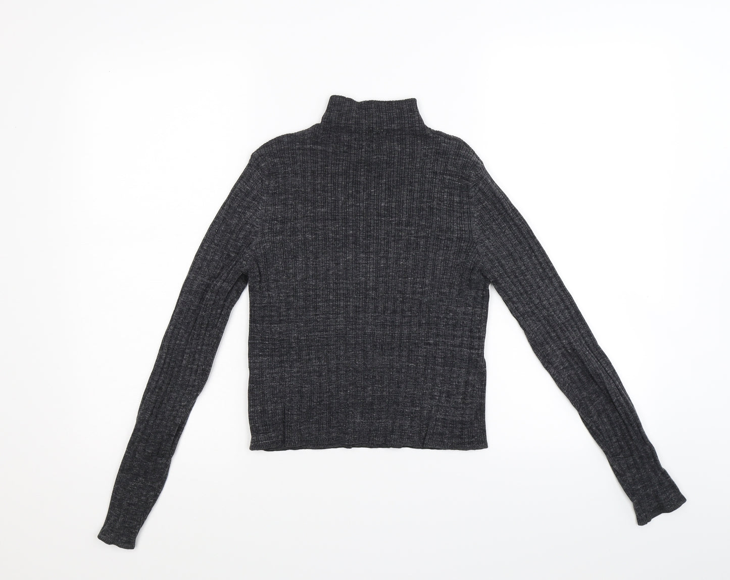 New Look Womens Grey  Knit Pullover Jumper Size 12