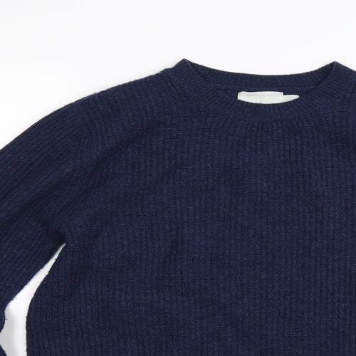Topman Mens Blue  Knit Pullover Jumper Size S