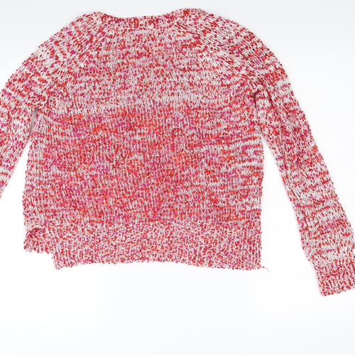 TU Womens Red  Knit Pullover Jumper Size 8