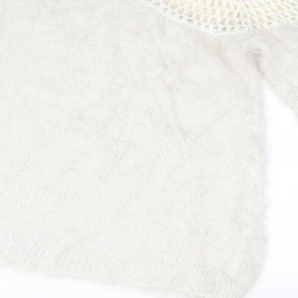 Tesini Womens White   Pullover Jumper Size 20