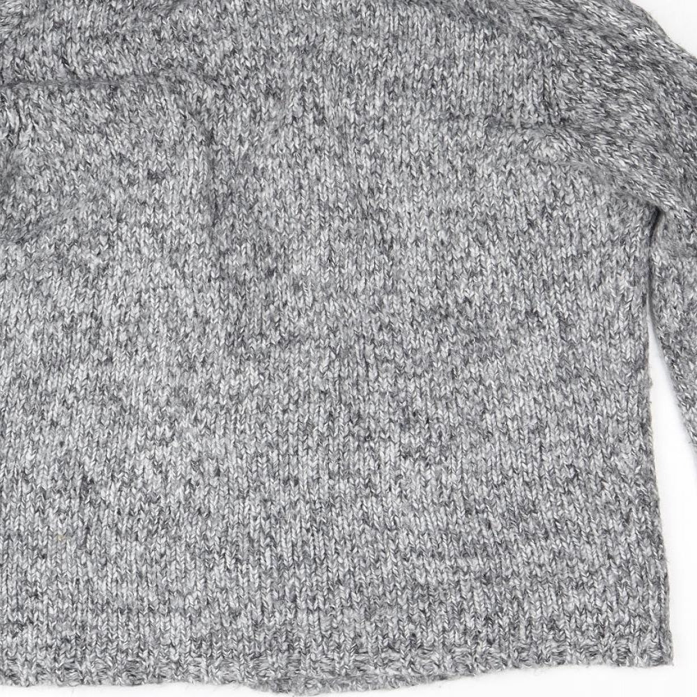 Berkertex Womens Grey  Knit Cardigan Jumper Size 12