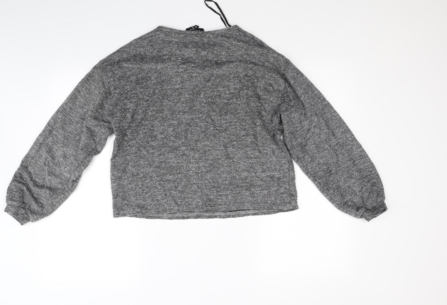 New Look Womens Grey  Knit Pullover Jumper Size M