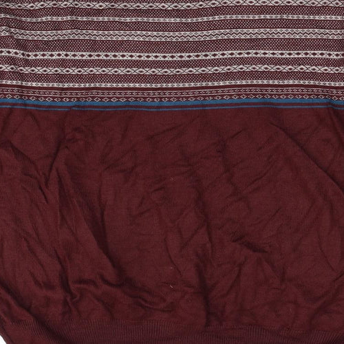 Ceader wood state Mens Red   Pullover Jumper Size L