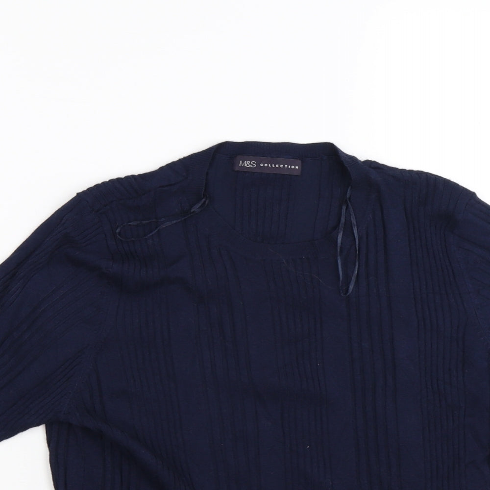 Marks and Spencer Womens Blue   Pullover Jumper Size 16