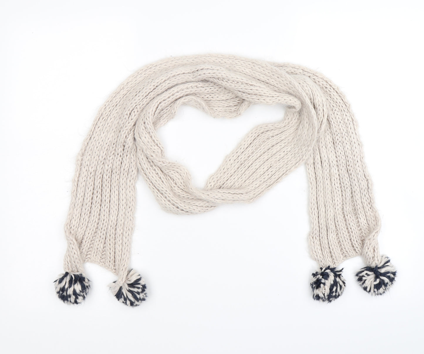 Preworn Womens Beige  Knit  Scarf