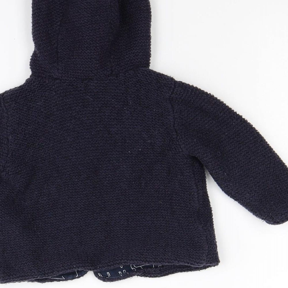 TU Boys Blue   Cardigan Jumper Size 3-6 Months