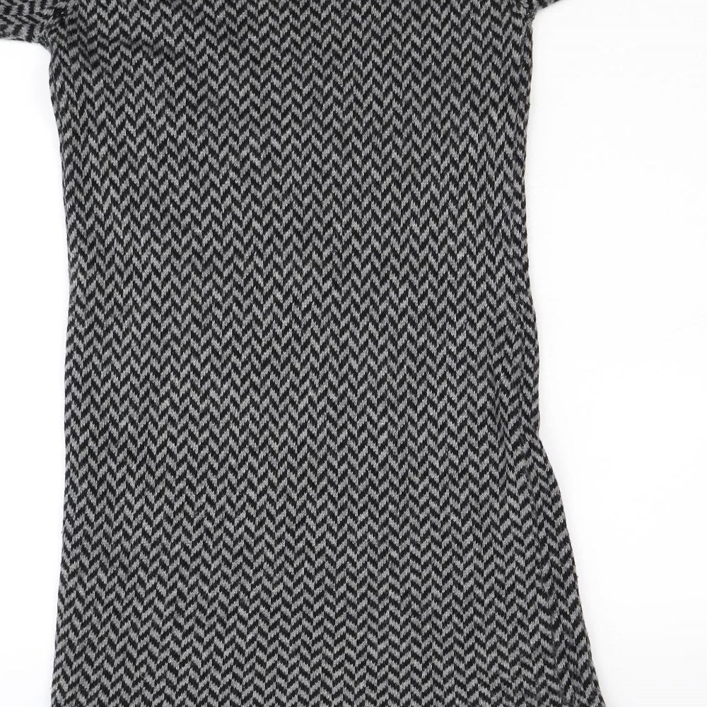 Sfera Womens Grey  Rayon Jumper Dress  Size S