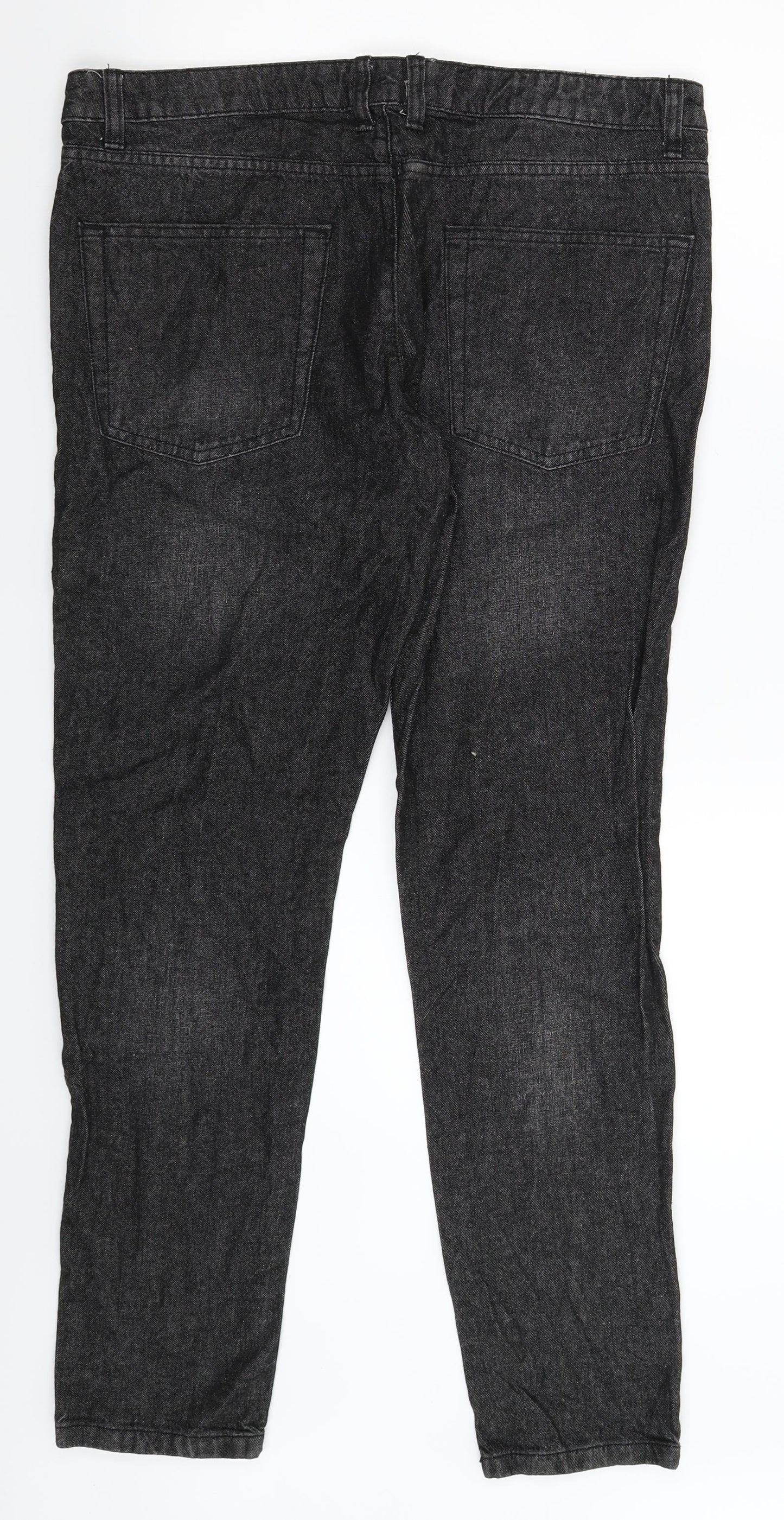 ESMARA Womens Black  Denim Skinny Jeans Size 14 L30 in