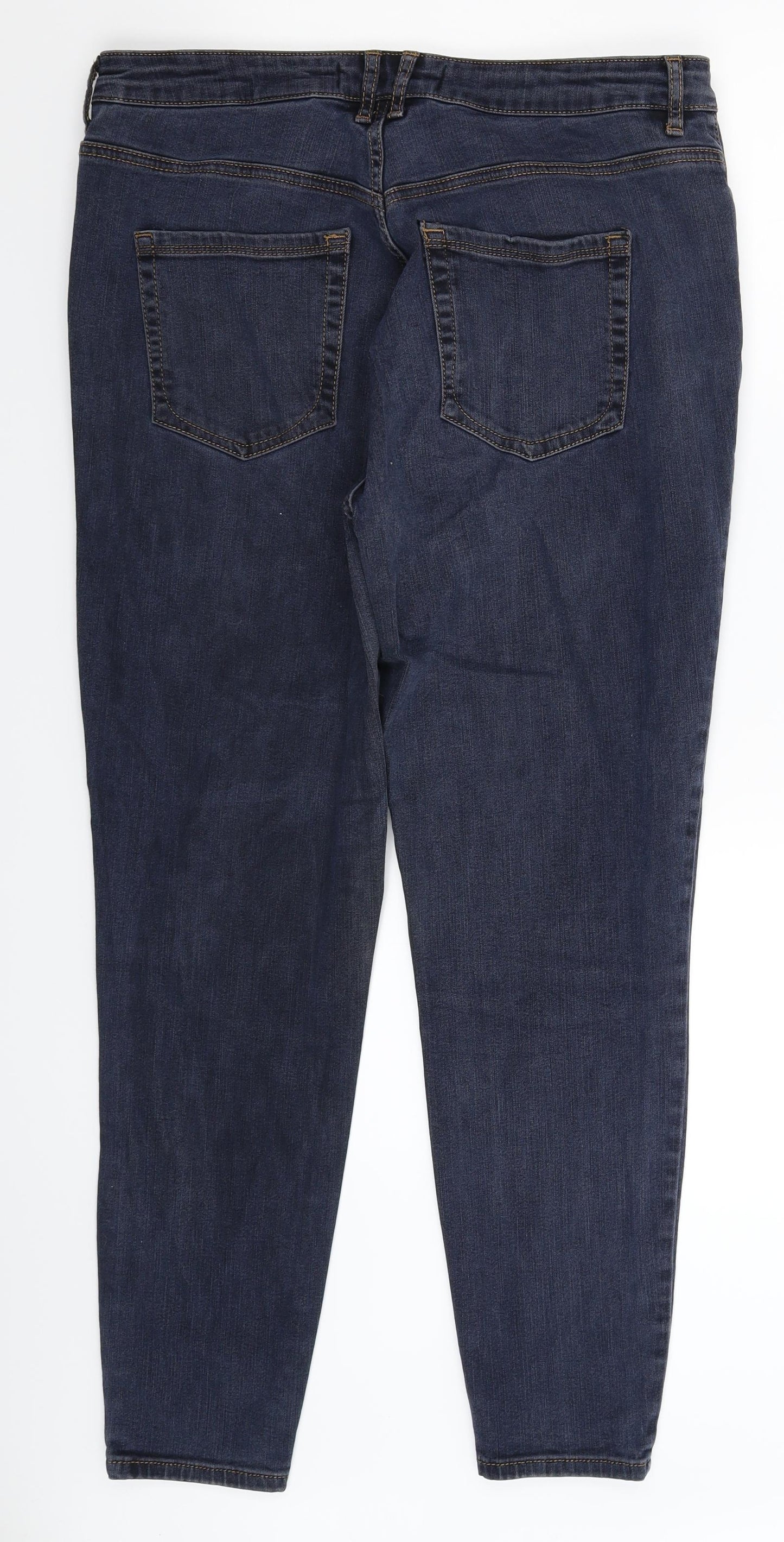 NEXT Womens Blue  Denim Skinny Jeans Size 18 L27 in