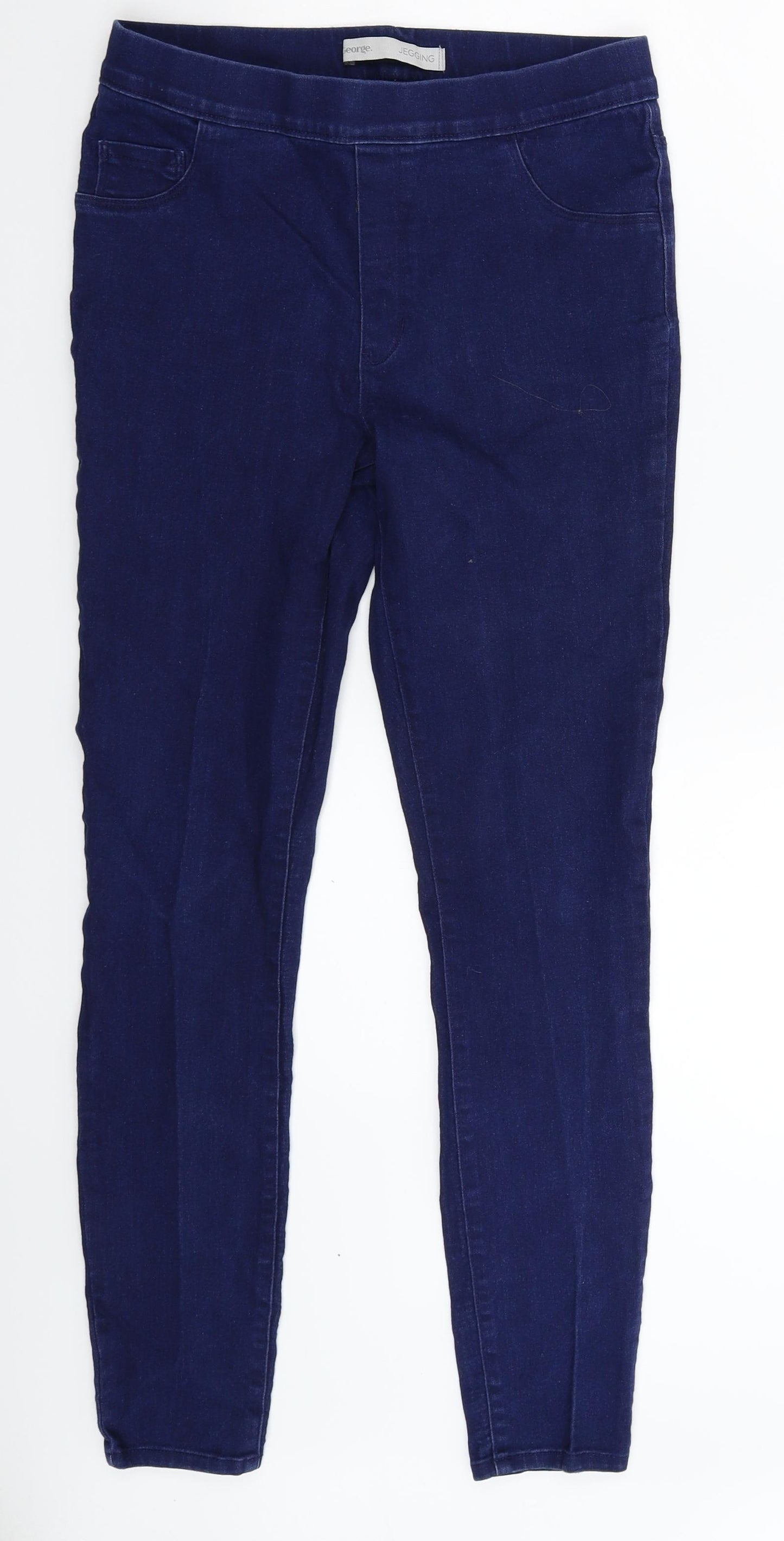 George Womens Blue  Denim Jegging Jeans Size 10 L28 in