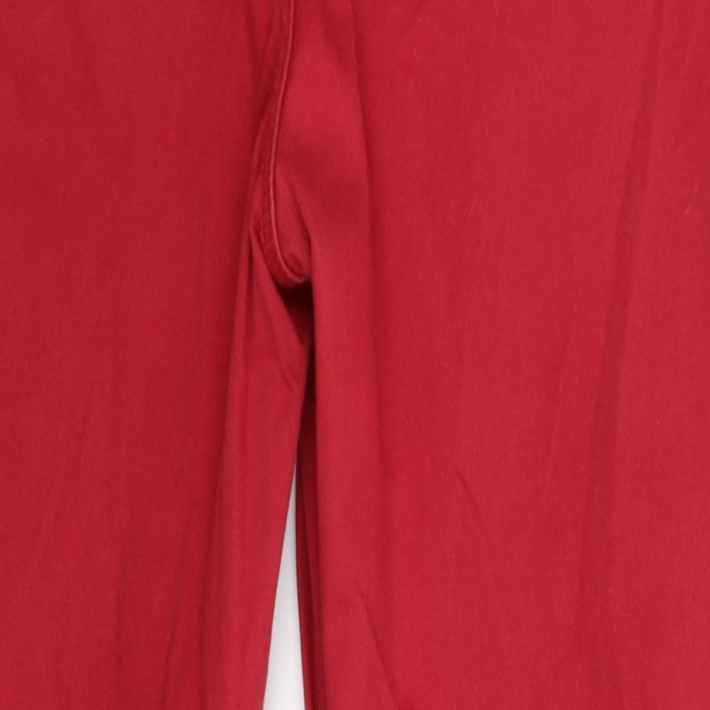 Marks and Spencer Womens Red  Denim Jegging Jeans Size 16 L31 in