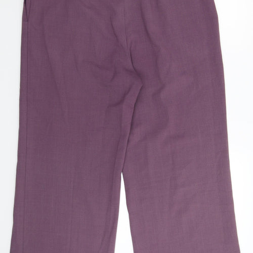 Artigiano Womens Purple   Windbreaker Trousers Size 34 in L27 in
