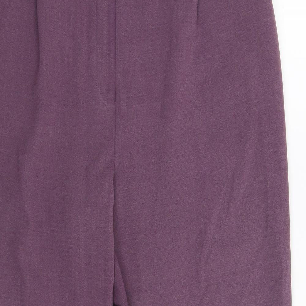 Artigiano Womens Purple   Windbreaker Trousers Size 34 in L27 in