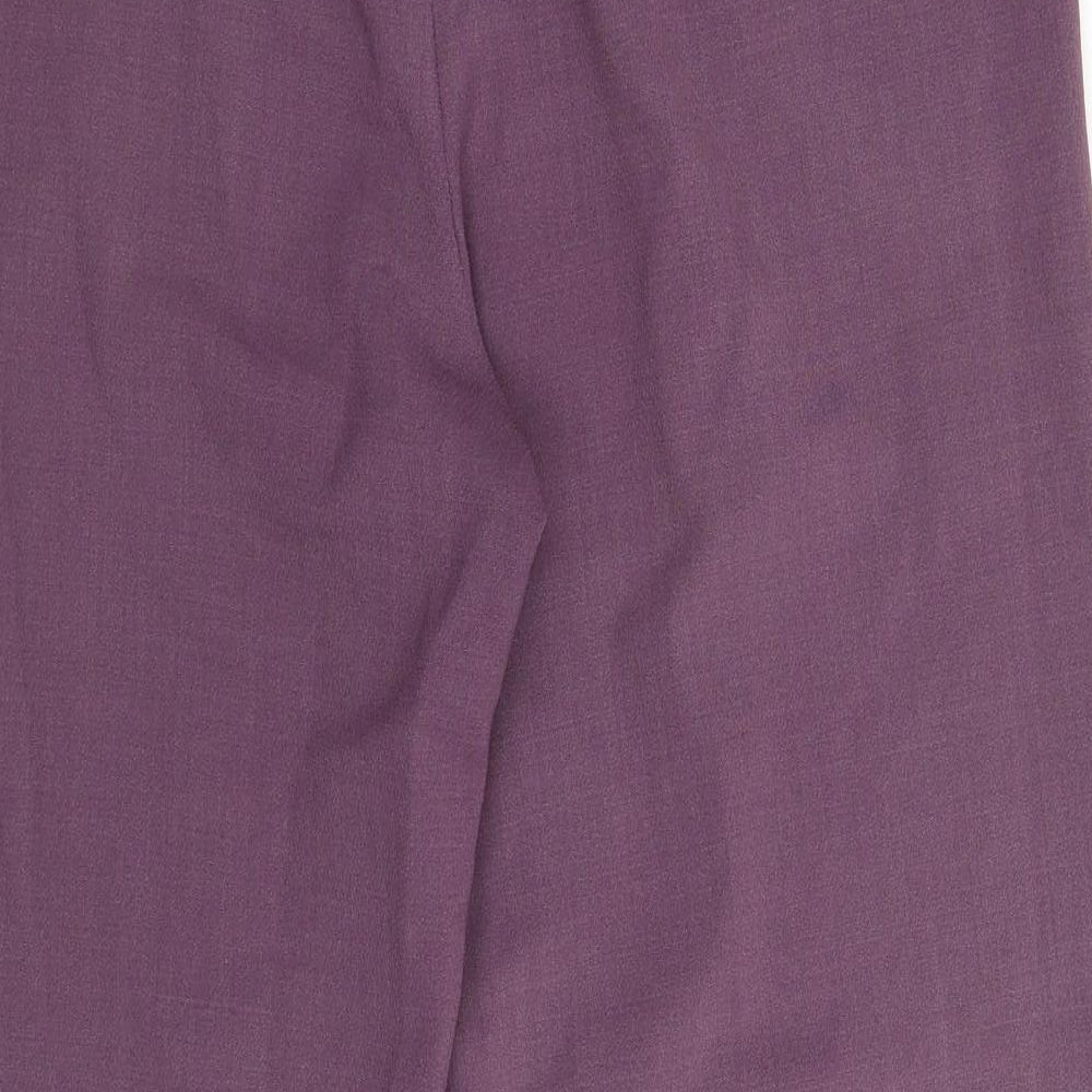 Artigiano Womens Purple   Windbreaker Trousers Size 34 in L27 in