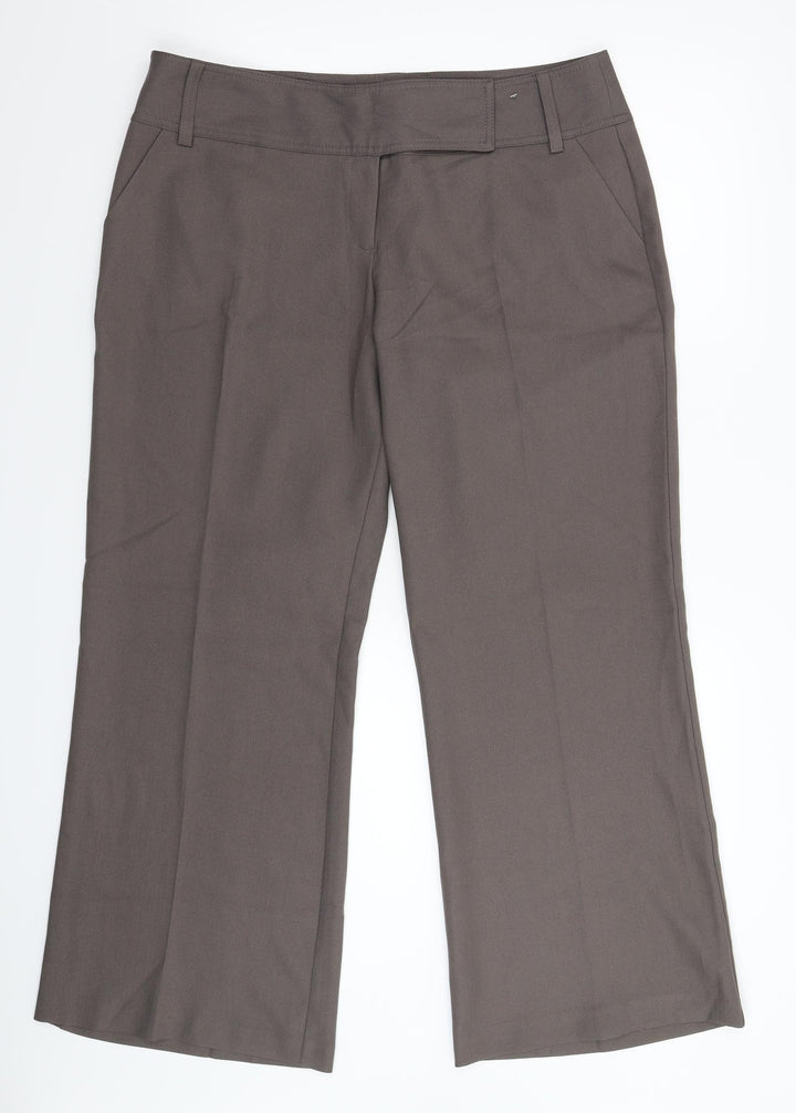 Dorothy Perkins Womens Grey   Trousers  Size 16 L29 in