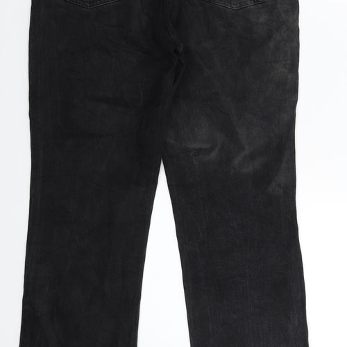 C&A Womens Black  Denim Straight Jeans Size 30 in L29 in