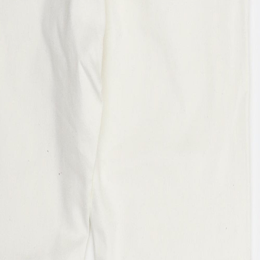 Love Label Womens White  Denim Skinny Jeans Size 8 L28 in