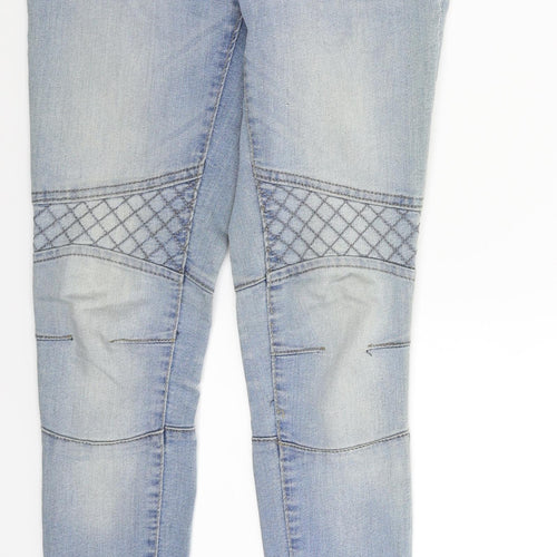 Denim & Co. Womens Blue  Denim Skinny Jeans Size 6 L31 in
