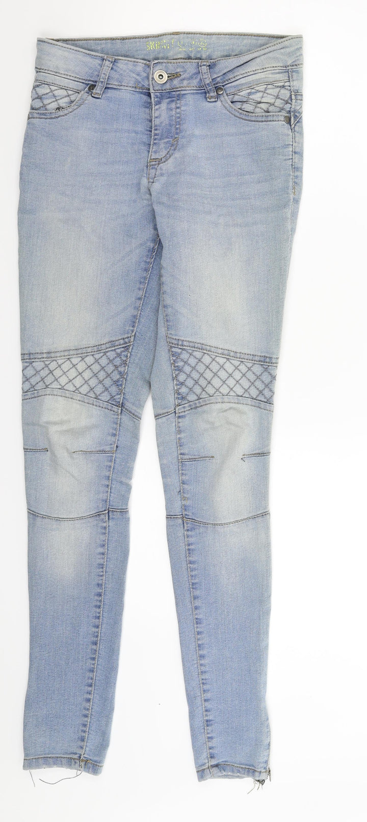 Denim & Co. Womens Blue Denim Skinny Jeans Size 6 L31 in