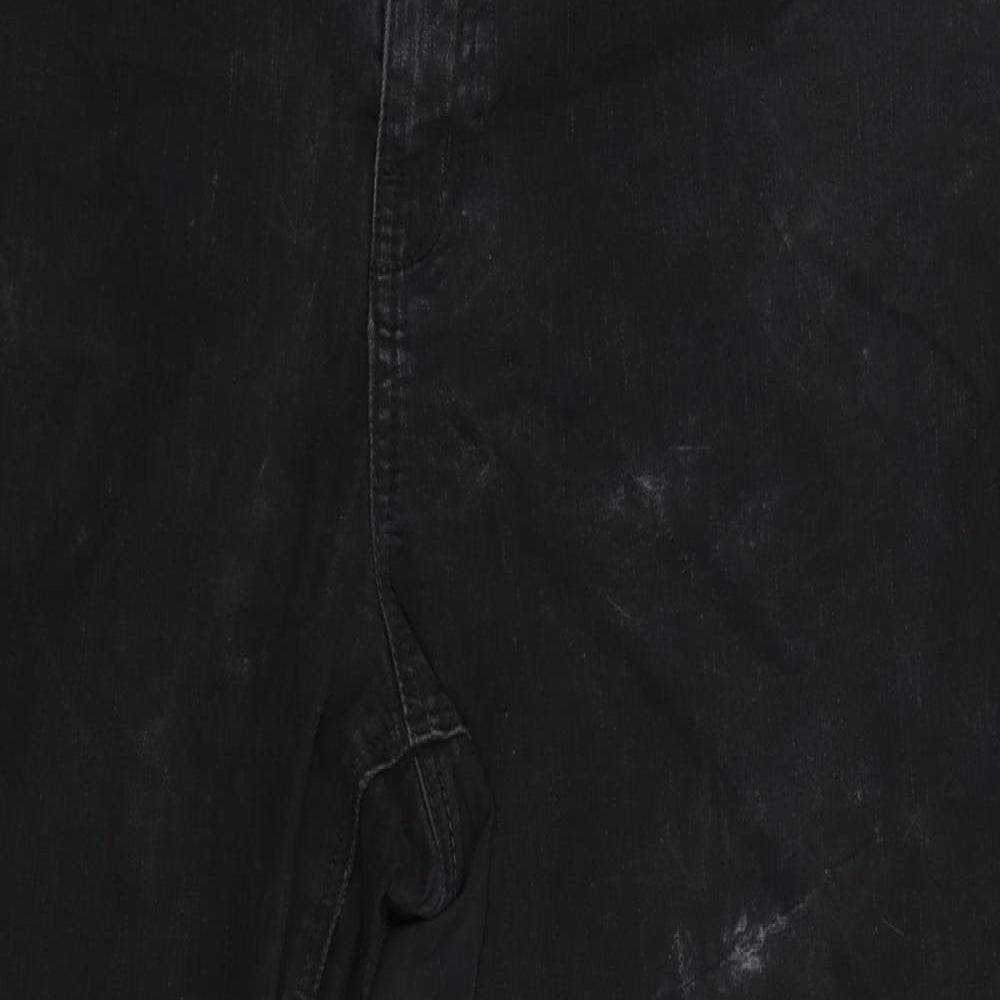 George Womens Black  Denim Skinny Jeans Size 18 L25 in