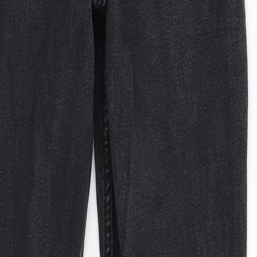 H&M Womens Black  Denim Skinny Jeans Size 10 L28 in