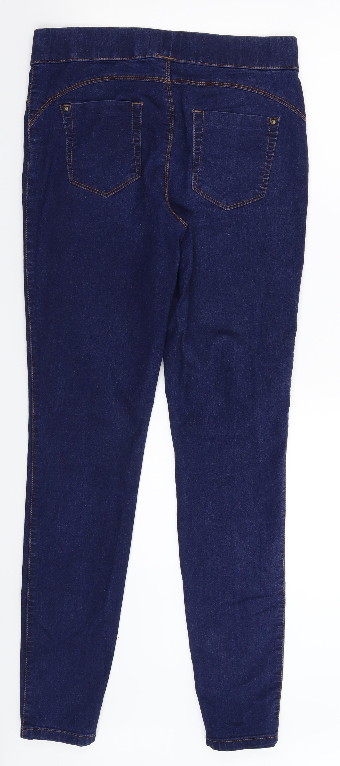 Denim & Co. Womens Blue  Denim Jegging Jeans Size 12 L30 in