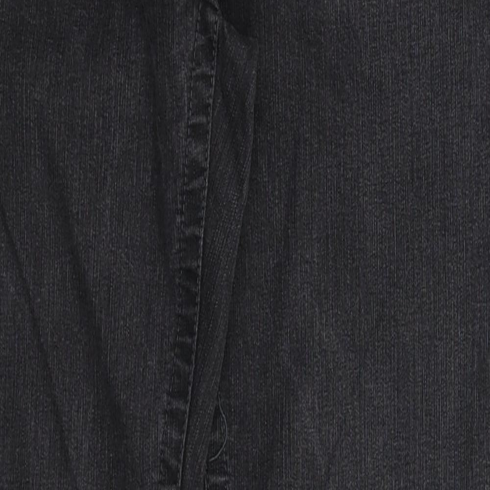 Dorothy Perkins Womens Black  Denim Skinny Jeans Size 12 L31 in
