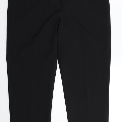 Papaya Womens Black   Dress Pants Trousers Size 12 L27 in