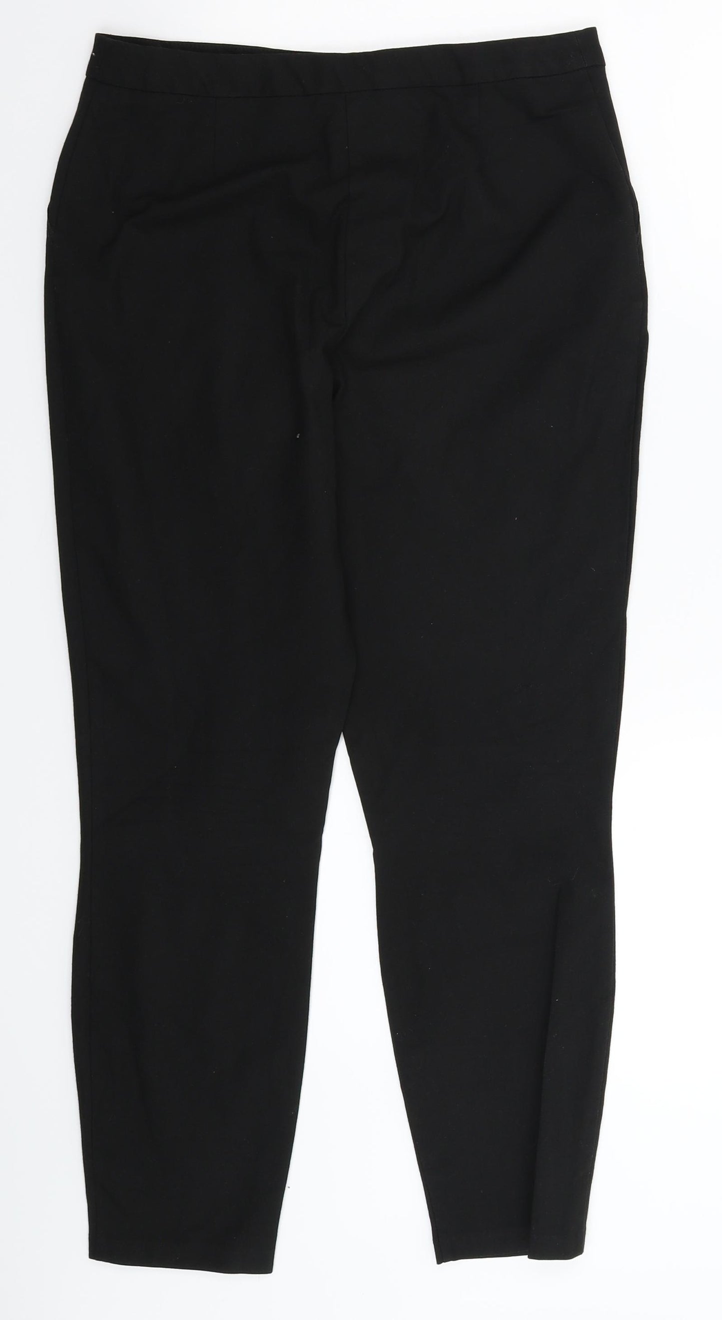 George Girls Black   Capri Trousers Size 13-14 Years