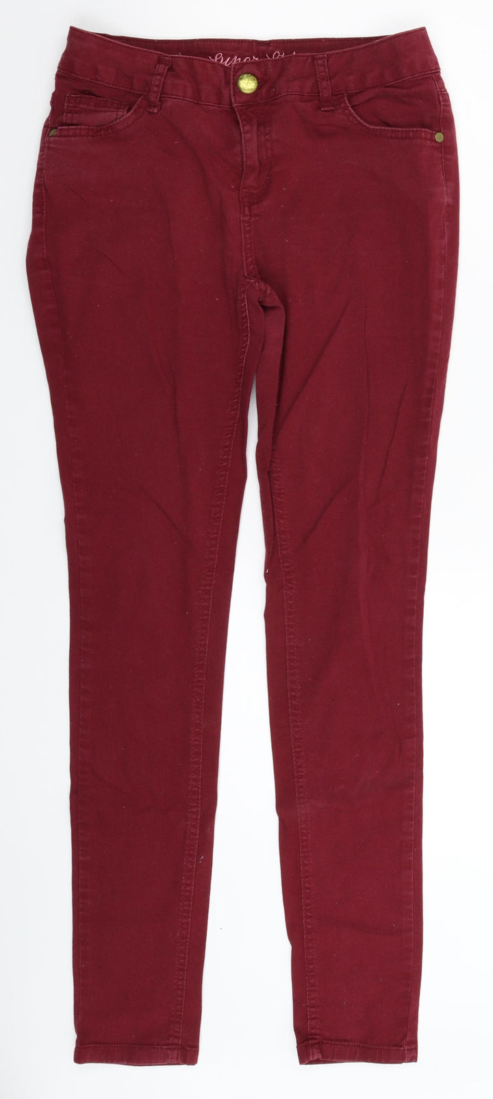Denim & Co. Womens Brown Denim Jegging Jeans Size 10 L30 in