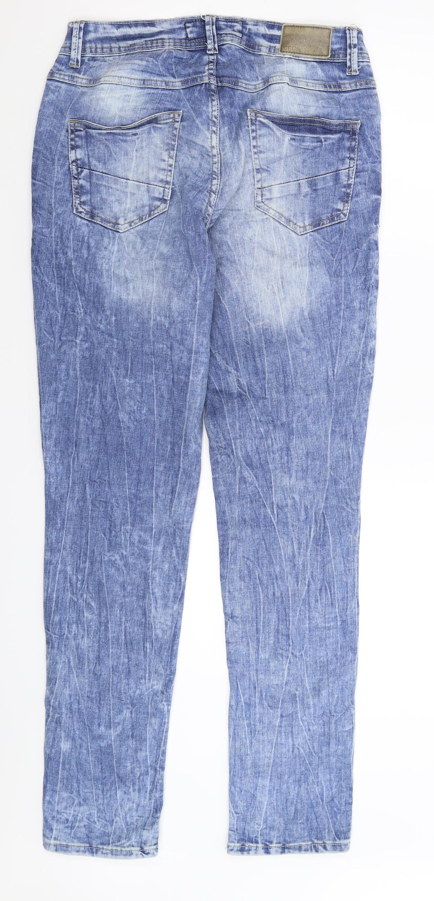 Cecil Womens Blue  Denim Skinny Jeans Size 28 in L31 in