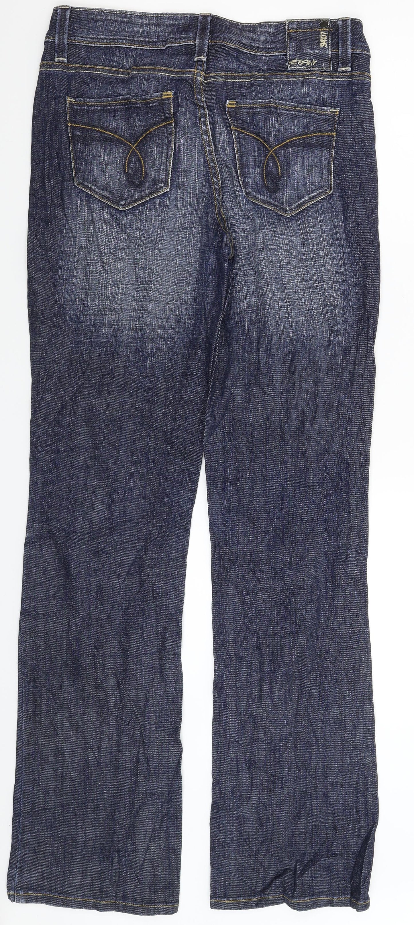 Esprit Womens Blue  Denim Bootcut Jeans Size 28 in L33 in