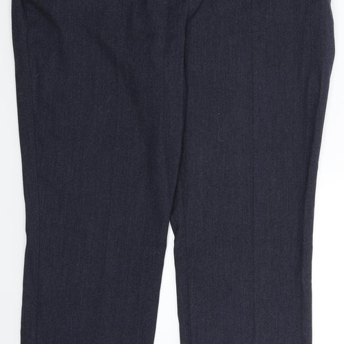 Bonmarché Womens Blue   Dress Pants Trousers Size 12 L28 in