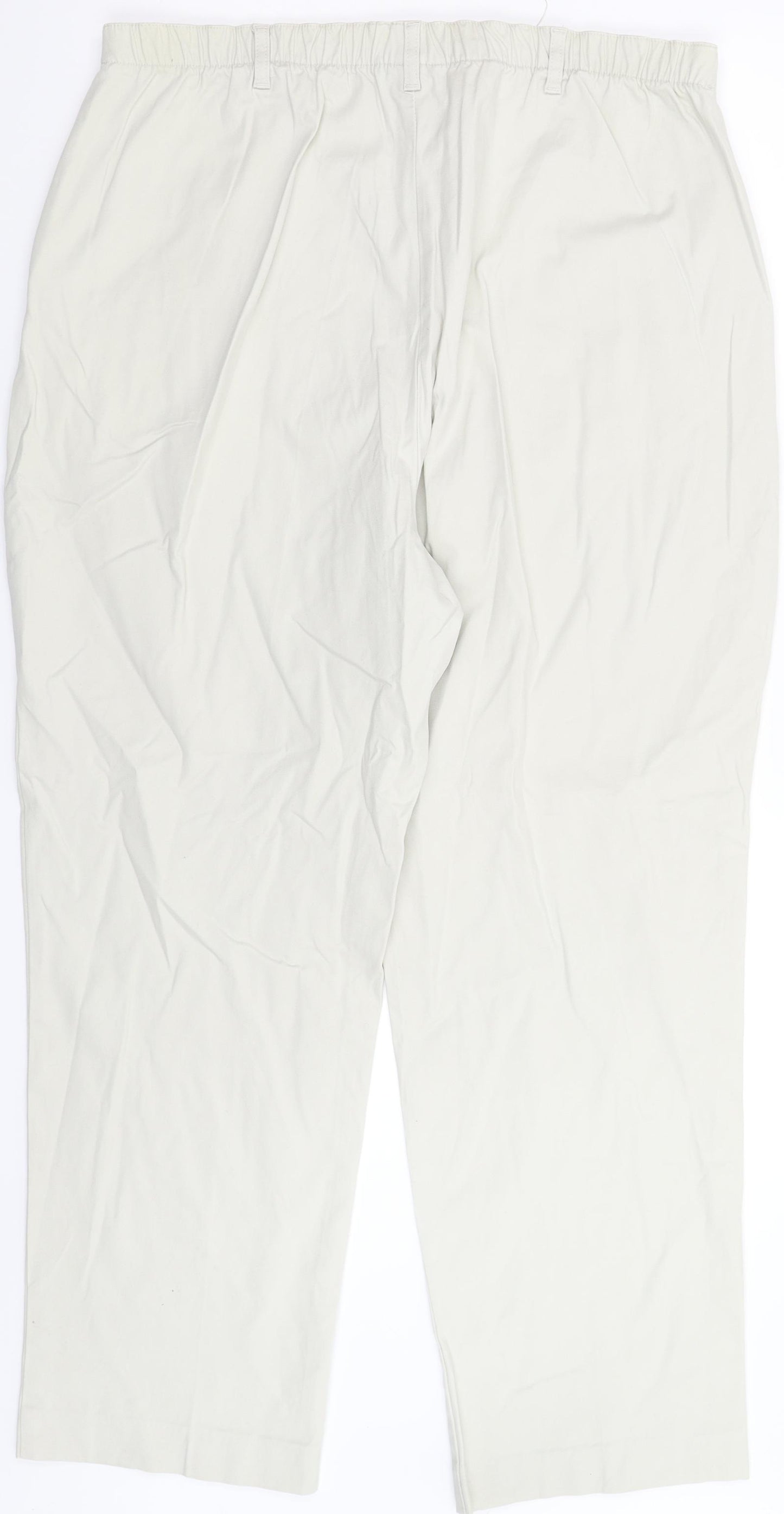 Lands' End Womens Grey   Chino Trousers Size 18 L30 in