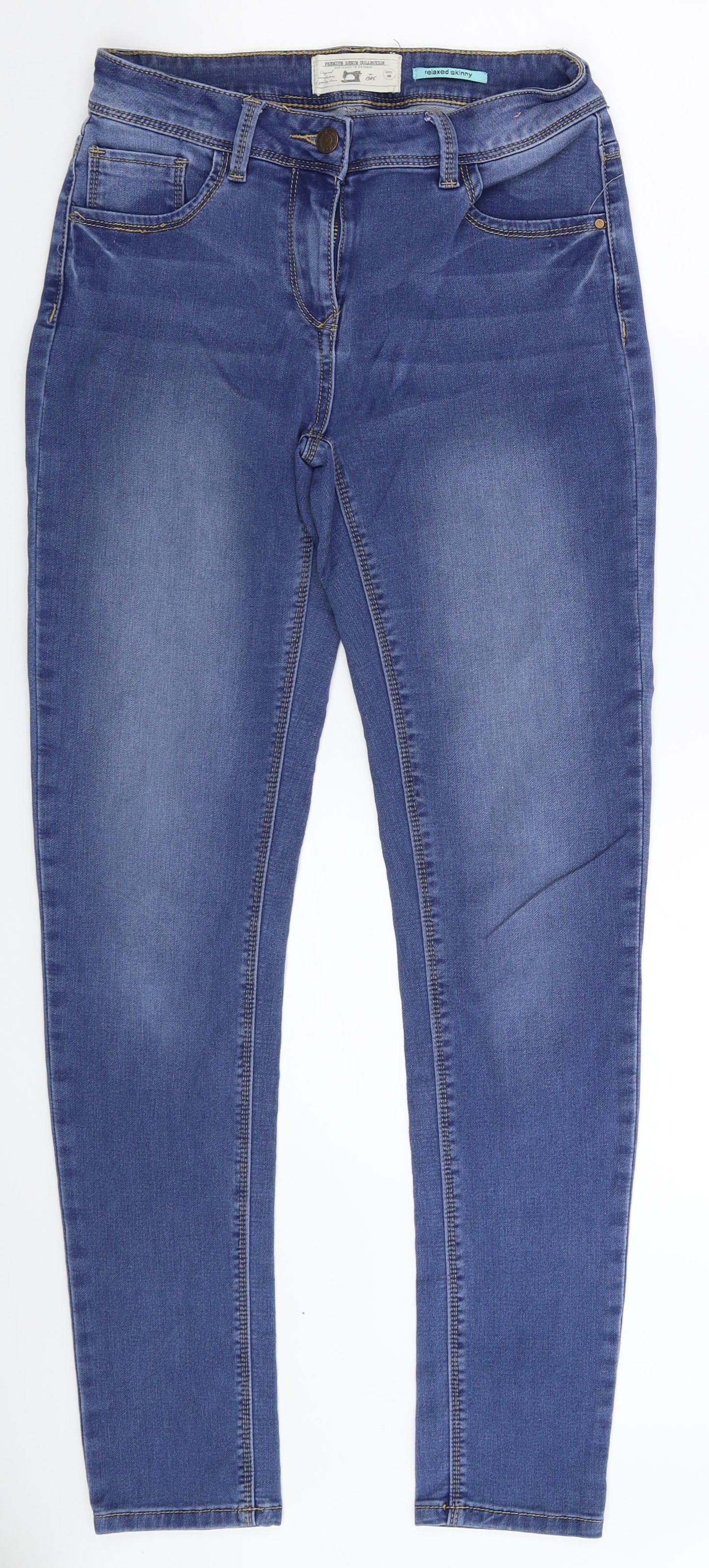 Matalan Womens Blue  Denim Skinny Jeans Size 8 L29 in