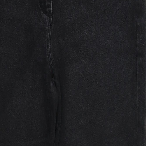 Bonmarché Womens Black  Denim Skinny Jeans Size 12 L27 in