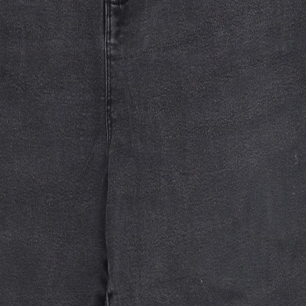 Denim & Co. Womens Grey  Denim Jegging Jeans Size 18 L26 in
